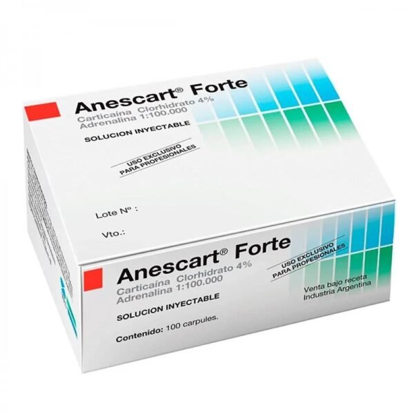 Anestesia Anescart Forte X100u SIDUS