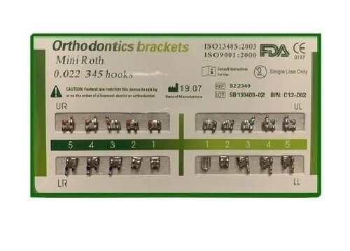 Brackets Metálicos Mini Roth 0.22